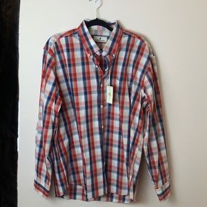 Men’s Southern Pines plaid button up shirt